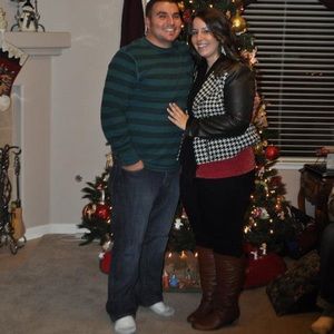 Black and white jacket